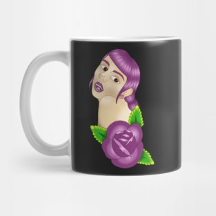 Purple girl Mug